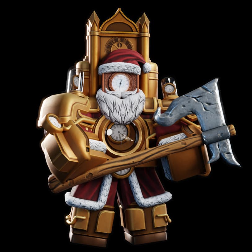 Titan Santa Clock